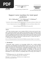 Support Vector Machines For Wind Speed Prediction