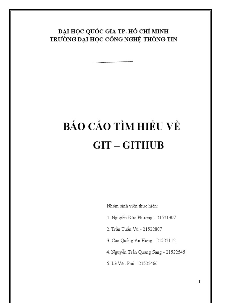 Báo Cáo Git Github | PDF