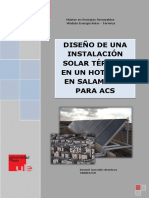 Diseno de Una Instalacion Solar Termica para Acs