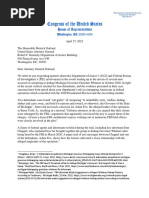 MTG Letter FBI - DOJ