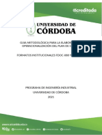 Guia Metodologica para La Elaboración y Operacionalizacion Del Plan de Cursos