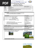 San Quintin National High School Lesson Plan in Science 9