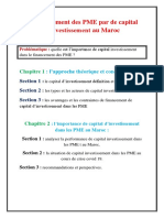 Financement Des PME Entreprise Par Capital Investissement Au Maroc