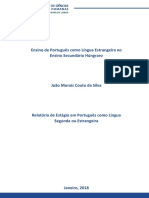 Relatório de estágio João Silva - Português como Língua Segunda ou Estrangeira