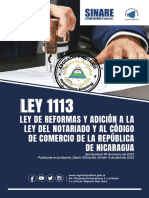 Ley 1113, Ley de Reformas y Adición A La Ley Del Notariado y Al Código de Comercio de Nicaragua
