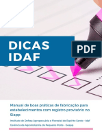 Dicas Idaf - Manual de BPF