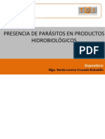 Presencia de Parásitos en Productos Hidrobiológicos