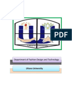 Department of Fashion Design and Technology: Uttara University