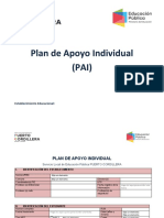 Plan de Apoyo Individual (PAI
