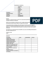 Template de Checklist para Início de Contrato