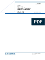 Yokogawa ADMAG AXR Magnetic Flow Meter Manual