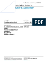 HUTLEY (MAIDENHEAD) LIMITED - Company Accounts From Level Business