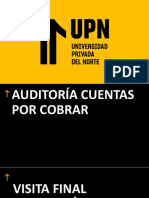 Auditoría Cuentas Por Cobrar