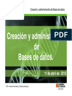 Creación y Administración de Bases de Datos