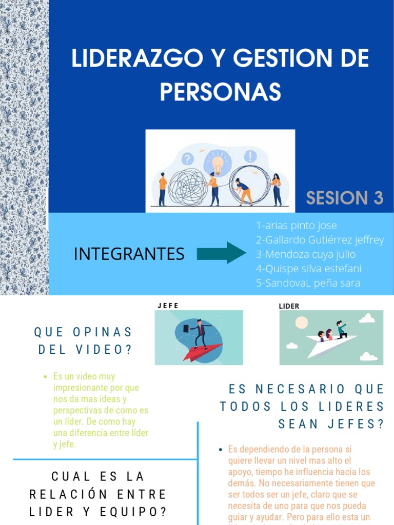 Liderazgo y Gestion de Personas | PDF | Crecimiento personal y ...