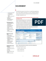 Oracle Iprocurement Data Sheet