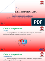 Calor e temperatura: conceitos e cálculos