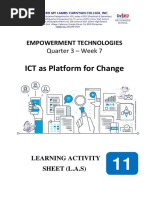 ICT As Platform For Change: Empowerment Technologies