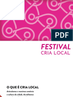 Festival Cria Local promove marcas e talentos locais