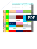 PE Whole School Timetable Updated