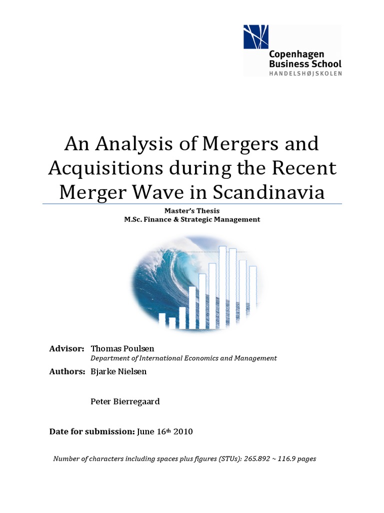 An Analysis of Scandinavian M&a 2001-06 | Mergers And Acquisitions |  Takeover