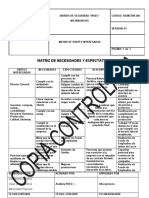 Matriz de Necesidades y Expectativas ..