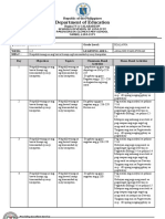 Weekly Learning Plan in Grade 2 Araling Panlipunan Week 1 2