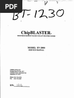 ChipBlaster EV-2000 Service Manual