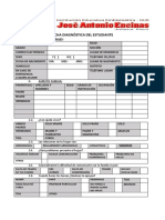 Ficha Diagnóstico Del Estudiante