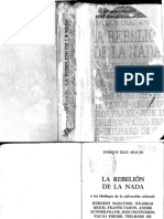 La Rebelión de La Nada, o Los Ideólogos de La Subversión Cultural