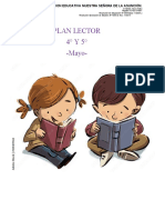 PLAN LECTOR 4° Y 5°. Mayo