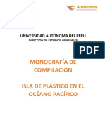 La isla de plástico en el Pacífico: impactos y soluciones