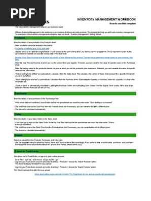Qbo-Inventory Management Template