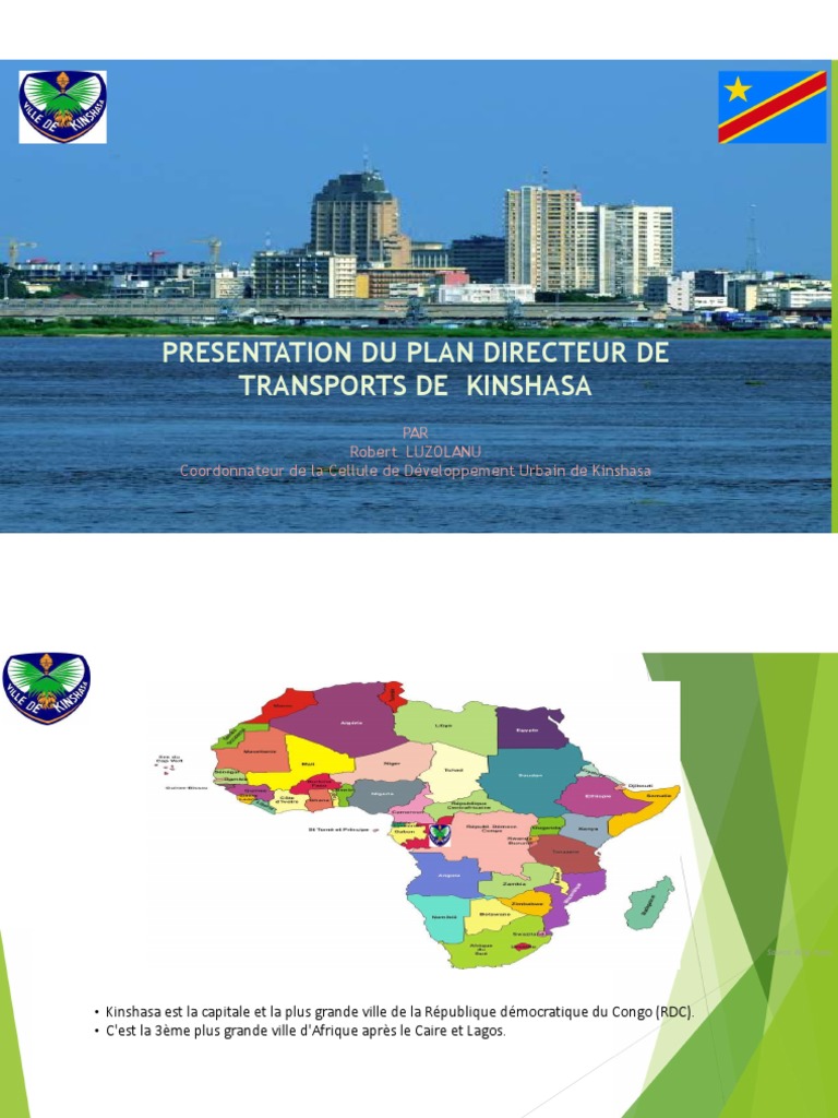 Plan Directeur des Transports à Kinshasa | PDF | Kinshasa | Transport