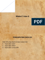 Materi 5 Dan 6 Pelatihan SIG