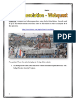 French Revolution Web Quest With Key