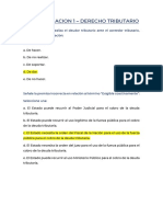 Autoevaluacion 1 - Derecho Tributario - Universidad Continental