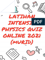 Intensive Physics Quiz Practice Online 2021
