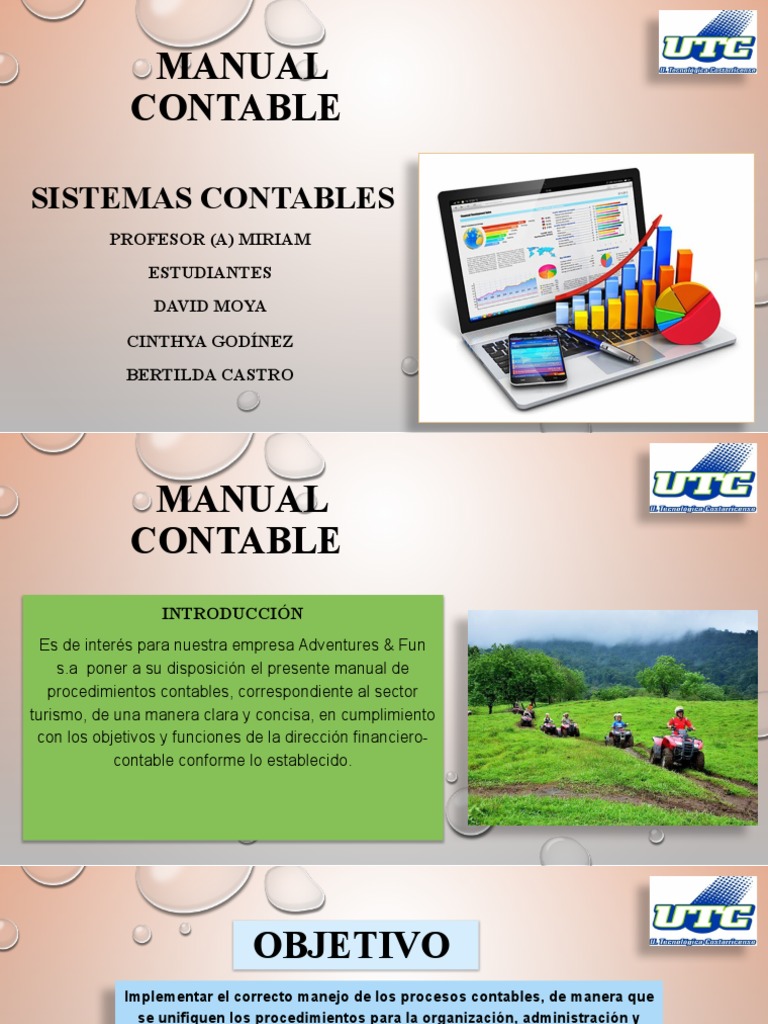 Presentación de Manual Contable | PDF | Contabilidad | Business