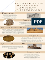 Ancient inventions from pantheon to papyrus