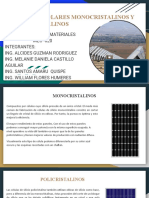 Presentacion Paneles Solares, Mono y Policristalinos