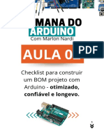 Checklist para Construir Um BOM Projeto Com Arduino Aula 2 Semana