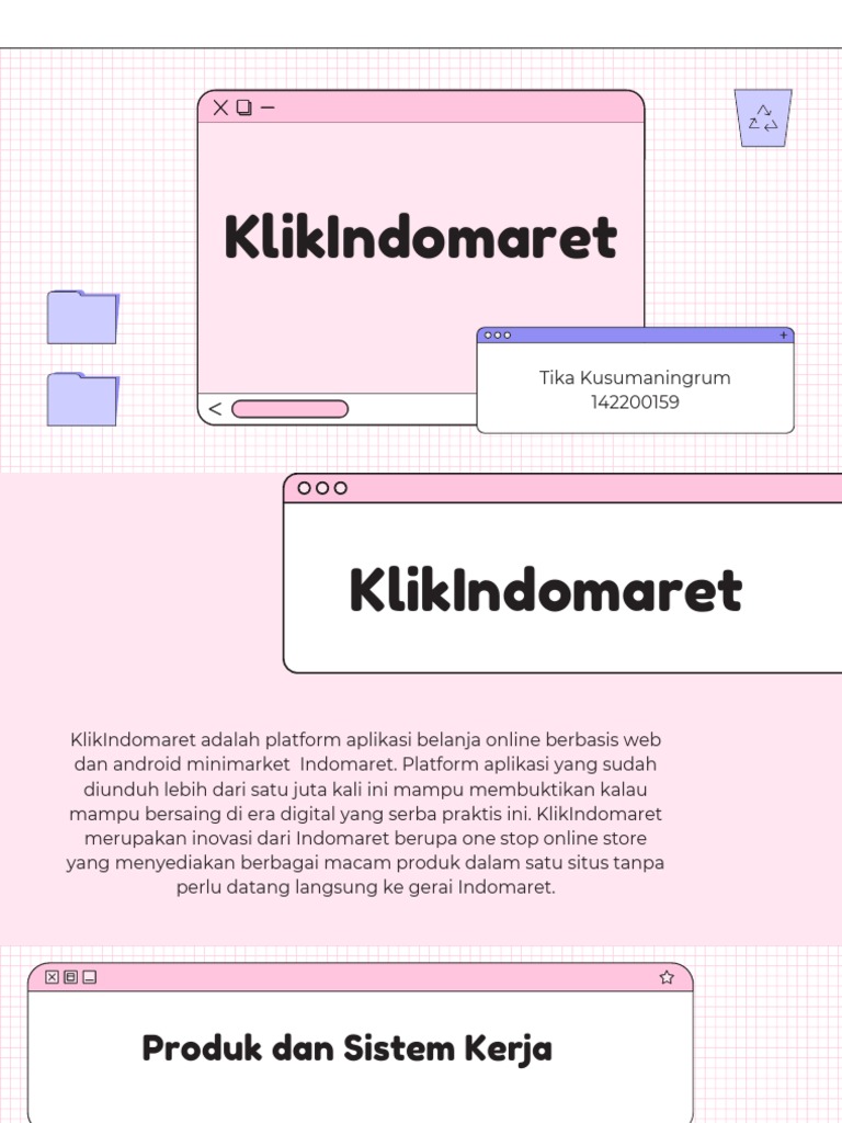 Klikindomaret: Tika Kusumaningrum 142200159 PDF