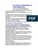 Análisis de Riesgos Informáticos y Ciberseguridad