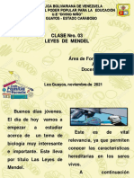 5to A B - C D Biologia Del 15-11-21 Al 19-11-21 LEYES de MENDEL Jose Leaez