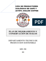 Plan de Mejoramiento y Conservacion de Suelos