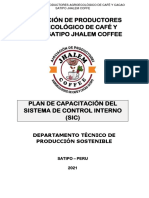 Plan de Capacitacion Del Sic Jhalem Coffee