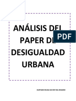 ANÁLISIS DE LA DESIGUALDAD URBANA EN CULLPA ALTA