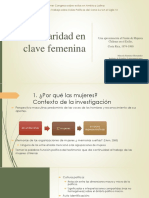 Solidaridad en Clave Femenina