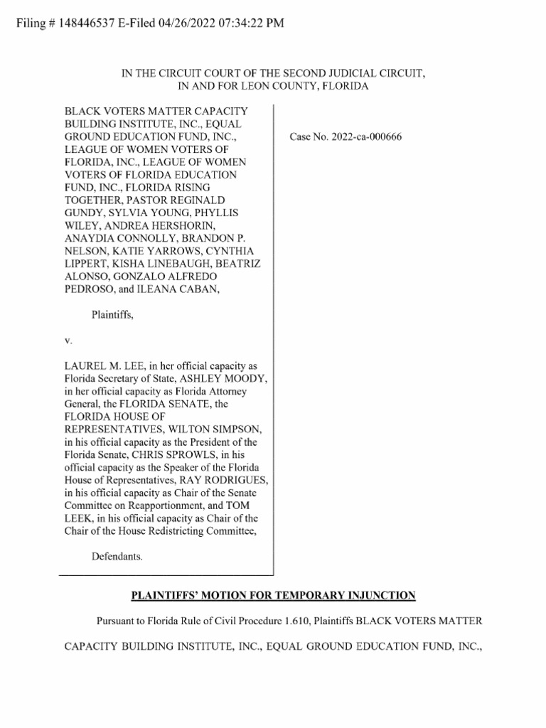 Injunction Motion | PDF